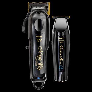 WAHL Black Magic Clip & Black Detailer Li Combo